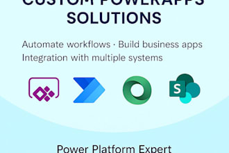 build custom powerapps or power platform solutions