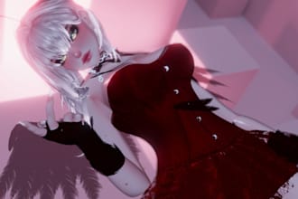 create 3d model custom vrchat avatar vr character vrc furry avatar nsfw, vr chat