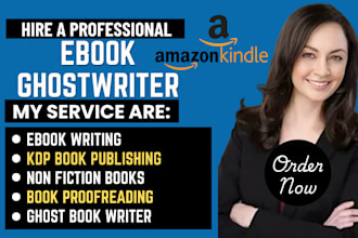 non fiction ghostwriter KDP book writer ebook ghostriter ghost book writer
