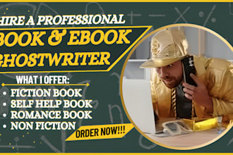 do fiction book ghostwriter, romance ghostwriter, self help ebook ghostwriter