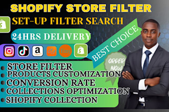 set up shopify store filter collection page layout filters