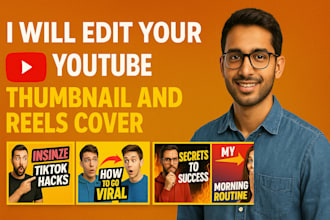 design eye catching youtube thumbnails instagram reels covers