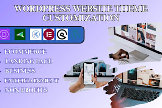 design modern website with kadence, elementor, divi, astra pro, generatepress