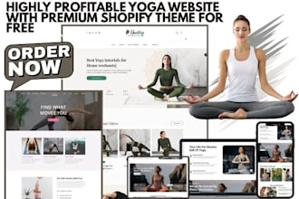 design yoga shopify yoga meditation breathwork store yoga studio reiki website