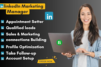 be your b2b appointment setter and linkedin marketing manager