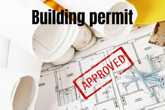 do architectural and structural drawing for building permit approval