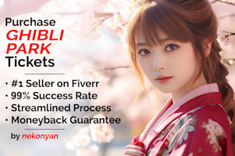 help you buy ghibli park tickets