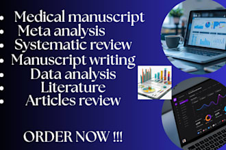 do systematic review, meta analysis, literature, manuscripts, research writing