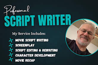 screenwriting, movie script writing, and screenplay development