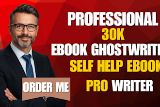 ghostwrite 30,000 words nonfiction ebook writer ghost book writer biography