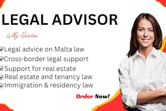 provide legal advice about law in malta