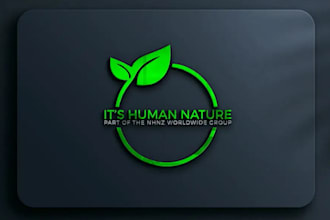 make eco logo design  sustainable, organic, green, natural branding