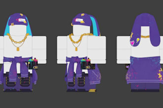 create roblox character models, avatar, ugc, and r6 or r15 rigged assets
