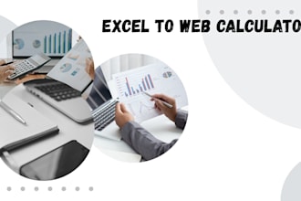 build online web calculator or convert excel into a web calculator