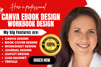 do canva worksheet workbook design journal design leaflet planner guide book