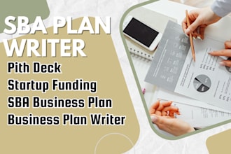 create a custom sba and investor ready business plan to secure funding