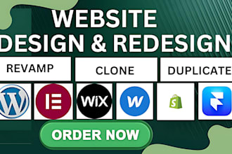 revamp, clone, design, redesign, rebuild wordpress website via elementor