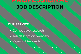 write professional job descriptions that attract top talent