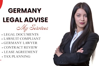 as attorney at law give expert legal advice in german and international law