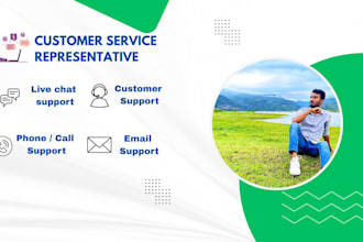 be your customer service representative as a virtual receptionist
