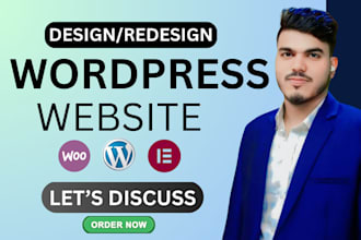 design or redesign your wordpress site with element or pro