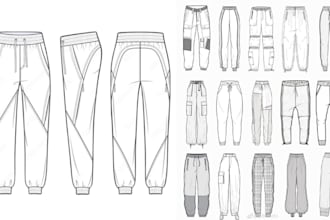 build factory ready jogger and hoodie tech packs