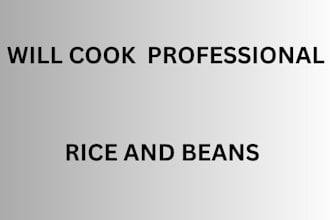 cook rice and beans