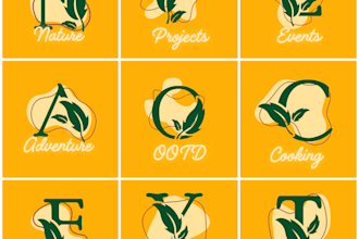 do creative and eye catching instagram highlight icons