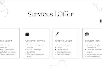be your personal virtual assistant for admin support