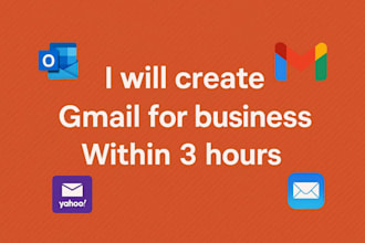 create new gmail for business or individuals within 3 hours