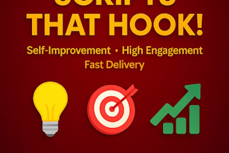 write viral video scripts for self improvement
