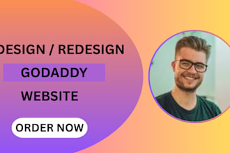 design or redesign godaddy website for you