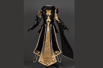 create 3d cosplay model 3d armor 3d weapon wearable cosplay prop for 3d printing