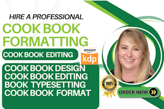 cookbook formatting cookbook layout design line editing for amazon kdp format