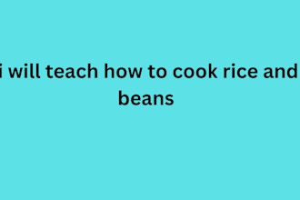 teach you how to cook rice and beans