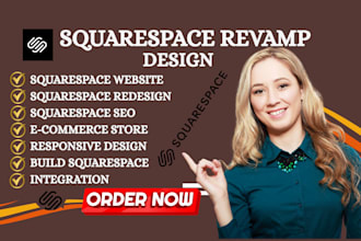 revamp squarespace website redesign bigcommerce ecommerce squarespace design seo