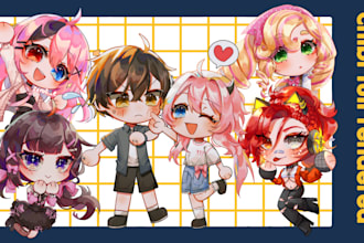 draw with chibi style illustration