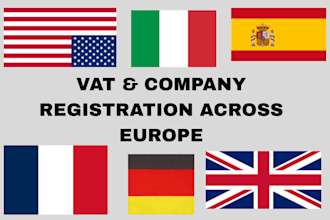 register vat set up company in germany georgia spain poland uk, oss registration