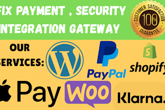 integrate any payment gateway shopify stripe paypal via apis seamlessly