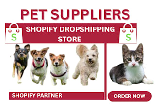 build a profitable dog and cat pet shopify store pet dropshipping website