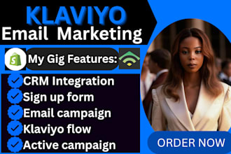 klaviyo email marketing klaviyo flows shopify email marketing sales campaign