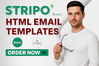 custom stripo HTML email templates klaviyo flows automation for high conversion
