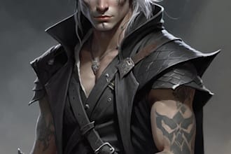 do dnd character art illustration commissions