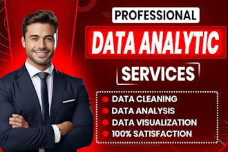 create custom power bi, tableau, excel dashboards and python data analysis