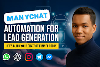 manychat chatbot messenger instagram whatsapp sms automation builder