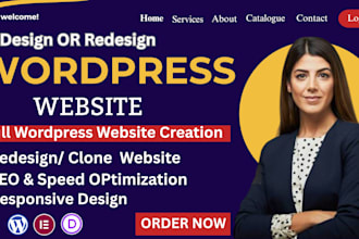 build custom responsive divi website, design wordpress business website