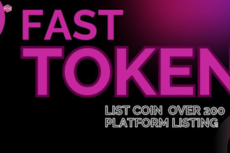 do quick token launch ,coin ico token listing on coinmarketcap coingecko dex