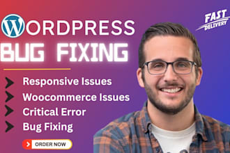 fix wordpress, wordpress issues ,wordpress bug fix wordpress error in 24 hours