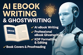 ai ebook writer content writer ebook ghostwriter book formatting KDP editor