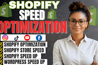 do shopify store speed optimization increase shopify score seo conversion rate